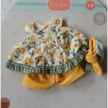 Doplněk pro panenku Obleček na miminko - holčičku Anu od firmy Paola Reina (Obleček na Los Gordis 34 cm)