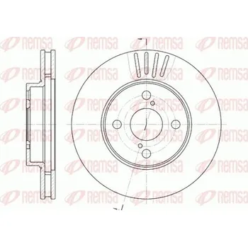 Brzdový kotouč Brzdový kotouč REMSA 6742.10