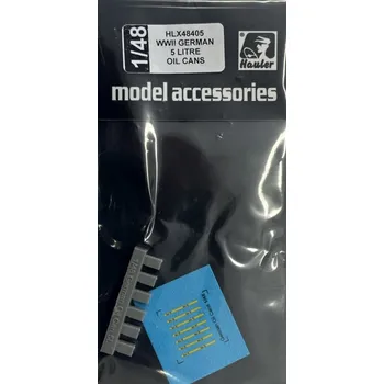 Plastikový model 1/48 German WWII 5 litre OIL CANS (6 pcs.)
