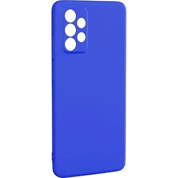 Pouzdro na mobilní telefon Spello Silk Matt kryt pro Samsung Galaxy A14 4G / Samsung Galaxy A14 5G - modrá