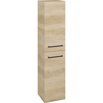 Koupelnový nábytek Dřevojas Vysoká skříň DOS SVD2 35 - D15 Nebraska / Úchytka T06 / D15 Nebraska / Pravé