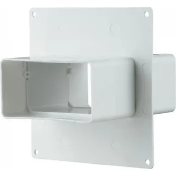 Domácí ventilátor Spojka vnější s rámečkem VENTS 555 - 55x110mm PVC 1005550