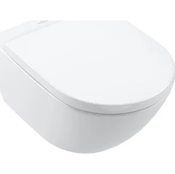 Klozet Villeroy & Boch Subway 3.0 závěsné WC, bez vnitřního okraje, TwistFlush, AntiBac, CeramicPlus, bílá Alpin (4670T0T2)