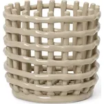 Ferm Living Organizér Ceramic Basket Small, cashmere