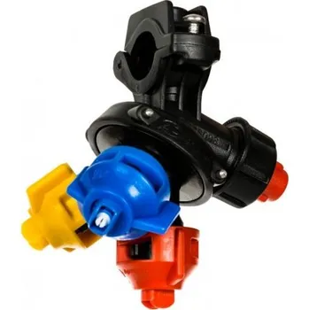 Postřikovač Trojitá hlava Držák trysky postřikovací pro trubku 20 mm Fi 7 Arag Proline System Agroplast 71463