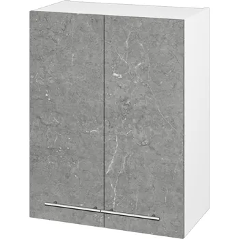 Koupelnový nábytek Dřevojas Horní skříňka DOS SYD2 60 - N01 Bílá lesk / Úchytka T02 / D20 Galaxy