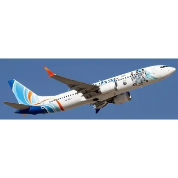 Plastikový model Phoenix - Boeing B737 MAX 8, FlyDubai "Vamos Argentina!", Spojené Arabské Emiráty, 1/400