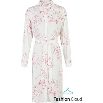 Dámské šaty BROADWAY ŠATY PROPÍNACÍ JESSY - RŮŽOVÉ KVĚTY L