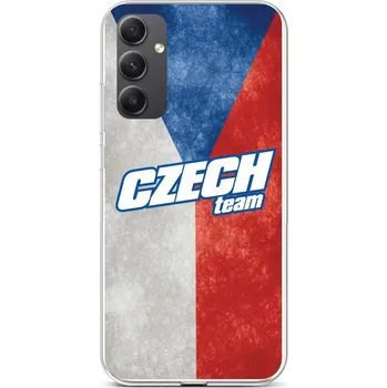 Pouzdro na mobilní telefon Kryt Samsung A34 Czech Team (obal neboli pouzdro na Samsung A34)