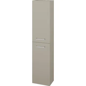 Koupelnový nábytek Dřevojas Vysoká skříň DOOR SV1D2 35 - M05 Béžová mat / Úchytka T04 / M05 Béžová mat / Levé
