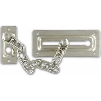 Pojistný řetízek na dveře, varianty nikl, mosaz, bronz Varianta: C - MOSAZ