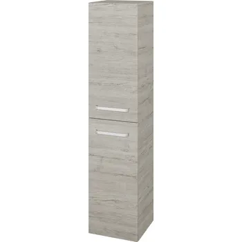 Koupelnový nábytek Dřevojas Vysoká skříň DOS SVD2 35 - D05 Oregon / Úchytka T01 / D05 Oregon / Pravé