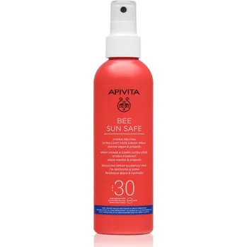 Přípravek na opalování Apivita Bee Sun Safe Hydra Melting Ultra-Light Spray SPF30 ochranné opalovací mléko ve spreji SPF 30 200 ml