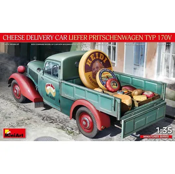 Plastikový model Miniart 1/35 Cheese Del. Car Liefer Pritschenwg. Typ 170V