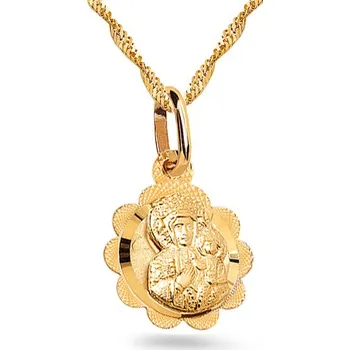 Přívěsek Zlatý přívěsek kvítek Madona s dítětem IZ22932 + dárkové balení LUXUS zdarma