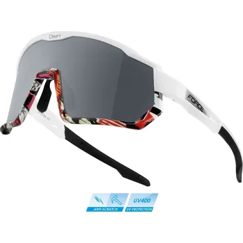 Sluneční brýle brýle FORCE DRIFT bílo-vivid,šedé polarizační sklo