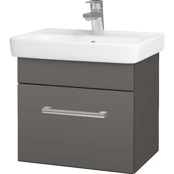 Koupelnový nábytek Dřevojas Koupelnová skříňka SOLO SZZ 50 - N06 Lava / Úchytka T03 / N06 Lava