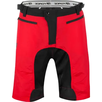 Cyklistické oblečení FORCE kraťasy F MTB-11 s odnímatelnou vložkou,črvn XS
