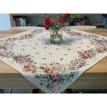 Stolování BYTEMA Gobelínový ubrus a šál KYTICE BORDURA 45 x 140 cm