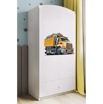 Komoda Dětská skříň Babydreams 90 cm tatra bílá