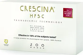 Přípravek proti padání vlasů Crescina Transdermic 200 Re-Growth péče na podporu růstu vlasů pro ženy 20x 3,5 ml