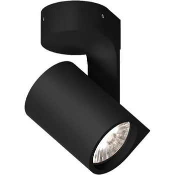 Wever & Ducré Přisazený směrovatelný reflektor Sqube on base 1.0 GU10 Barva: Černá 144220B0