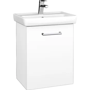 Koupelnový nábytek Dřevojas Koupelnová skříňka DOOR SZD 50 - N01 Bílá lesk / Úchytka T03 / M01 Bílá mat / Pravé