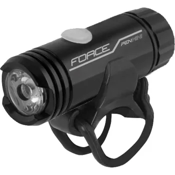 Cyklosvítilna cyklo světlo přední FORCE PEN MINI 150LM USB MINI,černé