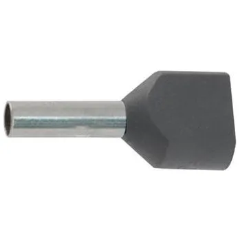 ATOS Dutinka pro dva kabely 2,5mm2 šedá (TE2,5-10)