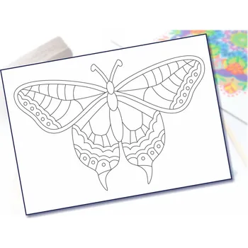 Radost v písku Šablona na pískování motýlek Varianta: A5 (148 x 210 mm)