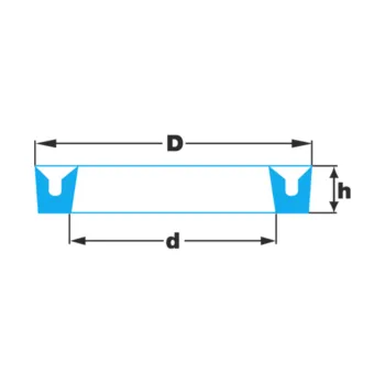 Těsnění motoru Manžeta univerzální U 80 x 105 x 16 textilpryž, Kastas