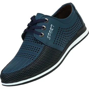 Pánské tenisky Pánské tenisky sportovní boty prodyšné - 40/41 EU Barva: Modrá, Velikost: 40