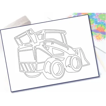 Radost v písku Šablona na pískování bobík Varianta: A2 (420 × 594 mm)