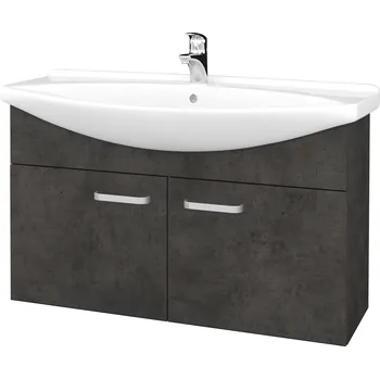 Koupelnový nábytek Dřevojas Koupelnová skříňka TAKE IT SZD2 105 - D16 Beton tmavý / Úchytka T01 / D16 Beton tmavý