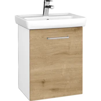 Koupelnový nábytek Dřevojas Koupelnová skříňka DOOR SZD 50 - N01 Bílá lesk / Úchytka T04 / D09 Arlington / Pravé