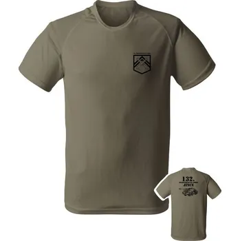 Funkční tričko 132. dělostřelecký oddíl - 152mm ShKH vz. 77 - olivová