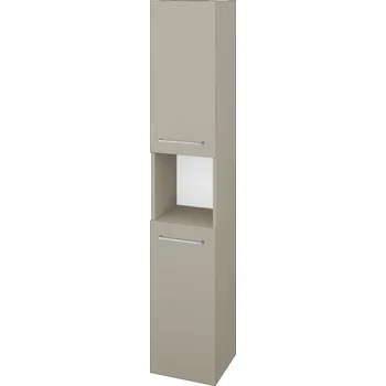 Koupelnový nábytek Dřevojas Vysoká skříň DOS SVD2O 35 - M05 Béžová mat / Úchytka T04 / M05 Béžová mat / Levé