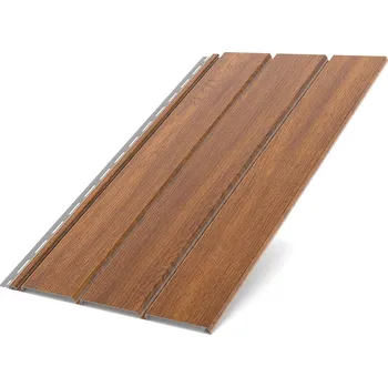 BRYZA střešní podhledová deska plná plastová, délka 3M, šířka 305 mm, Dub zlatý