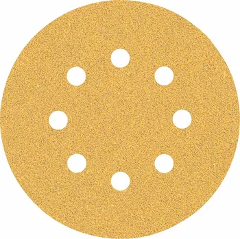 Brusný papír Brusný papír EXPERT C470 s&nbsp;8&nbsp;otvory pro vibrační brusky 125&nbsp;mm, G 60, 50&nbsp;ks BOSCH 2608900909