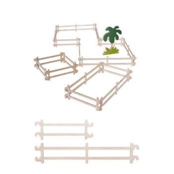 Dřevěná hračka Ohrady se stromem