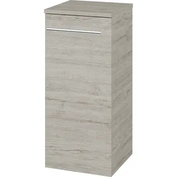 Koupelnový nábytek Dřevojas Nízká skříňka DOS SND 35 - D05 Oregon / Úchytka T02 / D05 Oregon / Levé