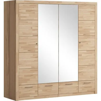 Šatní skříň Skříň z masivu - BONN jádrový BUK 5700 | Doprava Zdarma