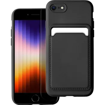 Pouzdro na mobilní telefon Forcell Card Case pro Apple iPhone 7/8/SE 2020 černé