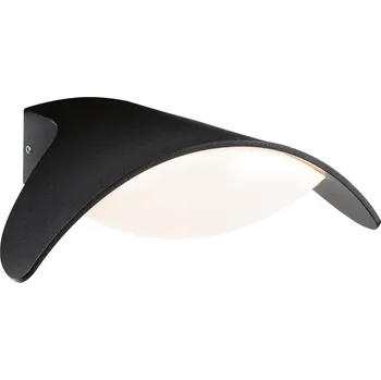 Venkovní osvětlení Paulmann Mesana, antracitové venkovní nástěnné svítidlo LED 12W 3000K, šířka 24cm, IP44