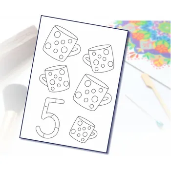 Radost v písku Šablona na pískování číslo 5 - A6