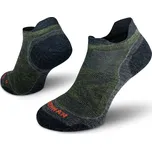 Northman Běžecké antibakteriální ponožky Run Merino PRO Low Velikost: 39-41 Zelené Profesionální Běžecké Merino Ponožky