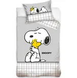 Carbotex Povlečení do postýlky Snoopy Nejlepší Kamarádi 100x135 + 40x60