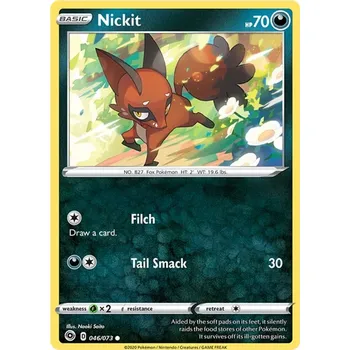 Sběratelská karetní hra Nickit 046/073 - Champion´s Path Typ karty: Non-Holo