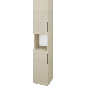 Koupelnový nábytek Dřevojas Vysoká skříň DOS SVD2O 35 - D04 Dub / Úchytka T07 / D04 Dub / Levé