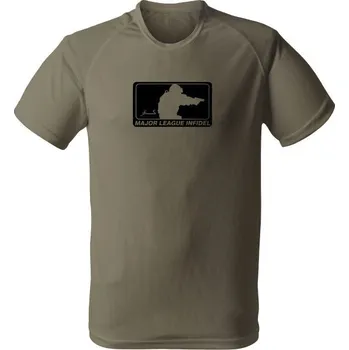 Funkční tričko Major League Pistol - olivová